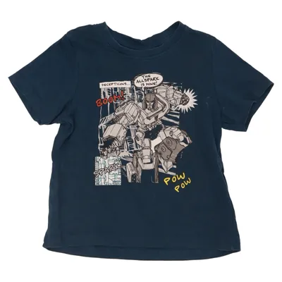 T-shirt (Turquoise) van Transformers Katoen
