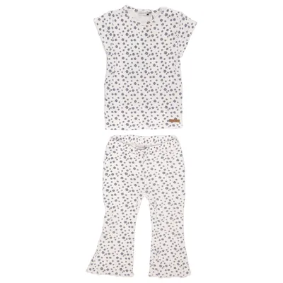 Set (White, Blue) from Prénatal Elastane, Organic cotton