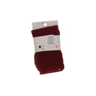 Collants polaires (Rouge) de Lebig Élasthane, Coton biologique, Polyamide