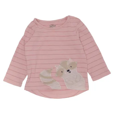 T-shirt à manches longues (Rose, Marron, Gris) de Topomini Coton