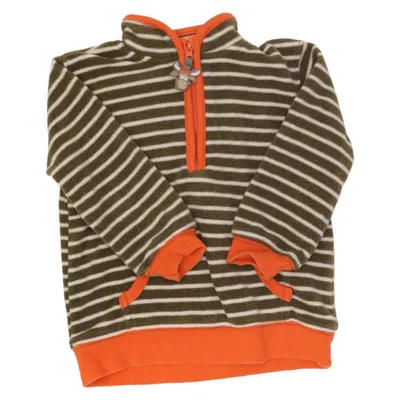 Fleece trui (Groen, Oranje, Wit) van Ergee Polyester