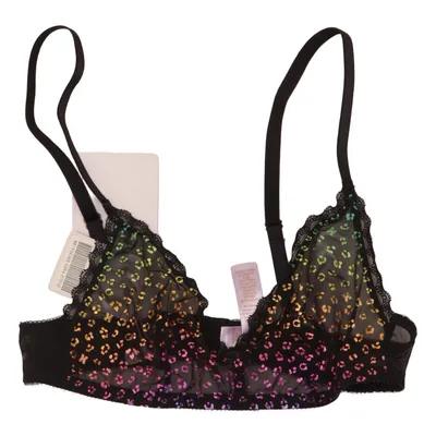 Bralette (Black, Multicolored) from Savage x Fenty Elastane, Polyamide