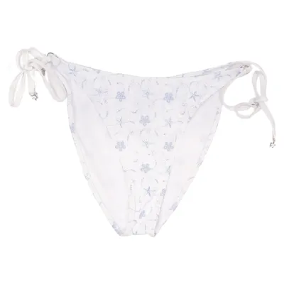 Bikiniunderdel (Hvid, Blå) fra Ensored Elastan, Polyamid, Polyester