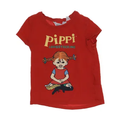 T-shirt (Hvid, Rød) fra H&M Kids Bomuld