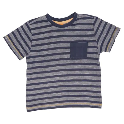 T-shirt (Blå, Grå) fra Pusblu Bomuld