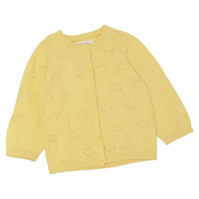 Cardigan (Geel) van Fred & Flo Gerecycled polyester