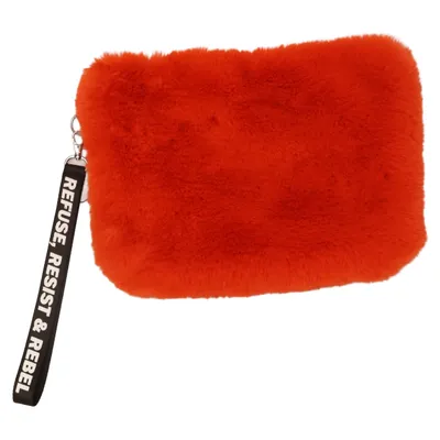 Clutch bag (Orange) from Bershka Accessories
