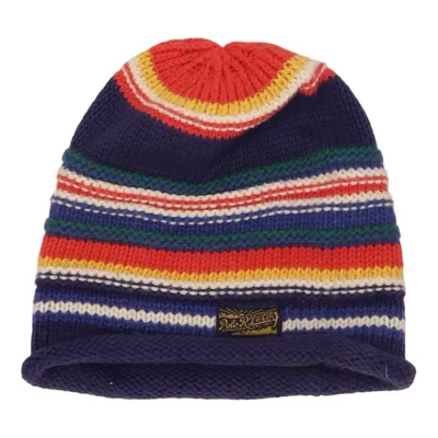 Beanie-Mütze (Blau, Mehrfarbig) von Polo Ralph Lauren Acryl, Baumwolle, Nylon, Wolle