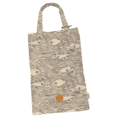 Canvas bag (White, Black) from Ferm Living Organic cotton