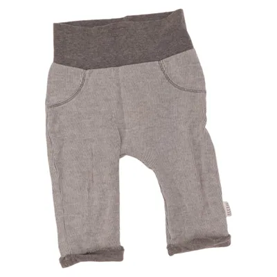 Pyjamasbyxor (Grå, Vit) från Feetje Elastan, Ekologisk bomull