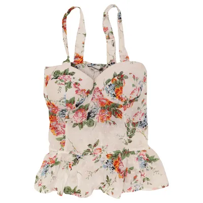 Bustier (White, Multicolored) from Okay Cotton