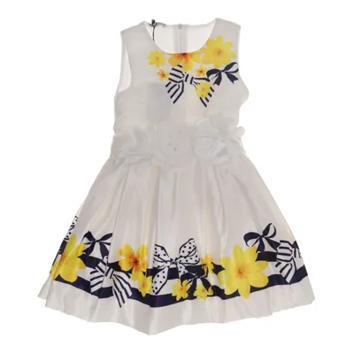 Dress (White, Yellow, Blue) from Sarabanda Polyester