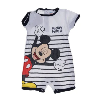Sparkedragt (Hvid, Sort, Flerfarvet) fra Disney Baby Bomuld