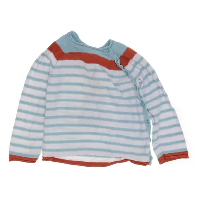 Cardigan (Blauw, Wit, Bruin) van Sense Organics Organisch katoen