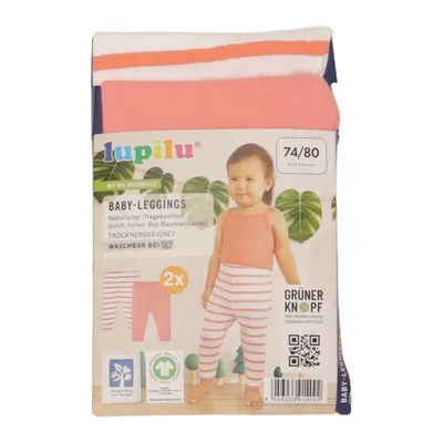 Leggings (White, Pink, Multicolored) from Lupilu Elastane, Organic cotton