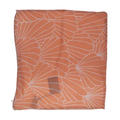 Kuddfodral (Orange, Vit) Bomull