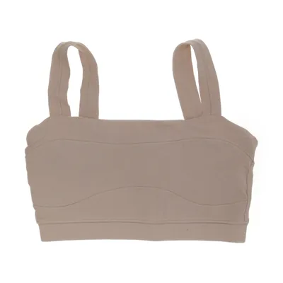 Sport-BH (Beige) från Wellicious Elastan, Ekologisk bomull