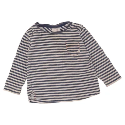 Long sleeve T-shirt (Blue, White) from Zara BabyBoy Cotton