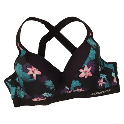 Sports bra (Black, Multicolored) from Ergeenomixx