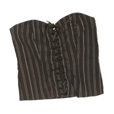 Bustier (Groen, Wit) van Urban Outfitters Elastaan, Polyamide, Polyester, Viscose