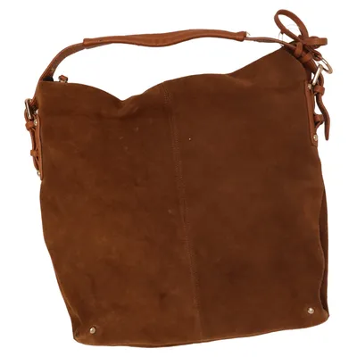 Shoulder-bag (Brown) from Bijou Brigitte Leather, Polyester