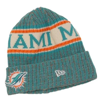 Beanie (Turquoise, Wit, Oranje) van New Era x NFL Acryl, Polyester, Wol