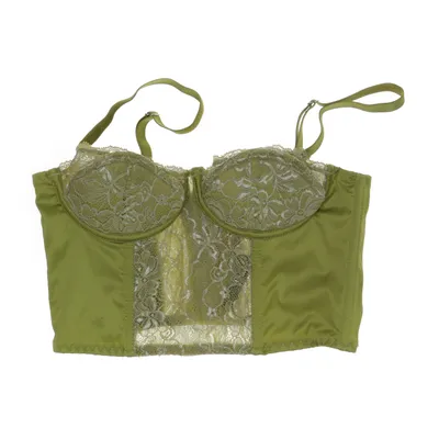 Bustier (Green) from Out from Under Elastane, Polyester