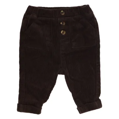 Corduroy pants (Brown) from Vertbaudet Cotton