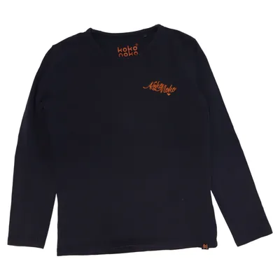 Long sleeve T-shirt (Blue) from Koko Noko Elastane, Organic cotton