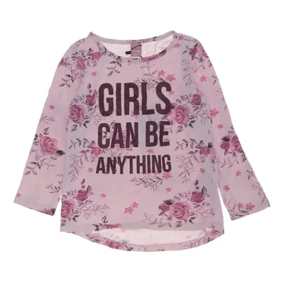 Långärmad t-shirt (Rosa, Flerfärgad) från Dopo Dopo Girls Akryl, Bomull, Linne, Polyamid, Polyester, Silke, Viskos, Ull