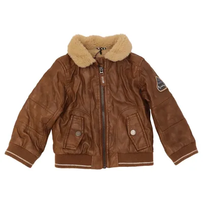 Shearling jacket (Brown) from Baby Club by C&A Viscose