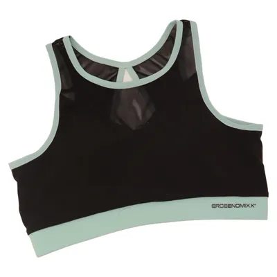 Brassière (Noir, Vert) de Ergeenomixx Élasthane, Polyester