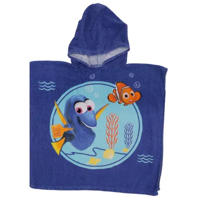 Badcape (Blå, Flerfärgad) från Disney