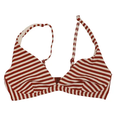 Bikini top (Brun, Hvid) fra Protest Elastan, Polyamid, Polyester