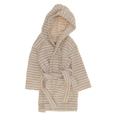 Badjas (Beige, Wit) van Hessnatur Katoen