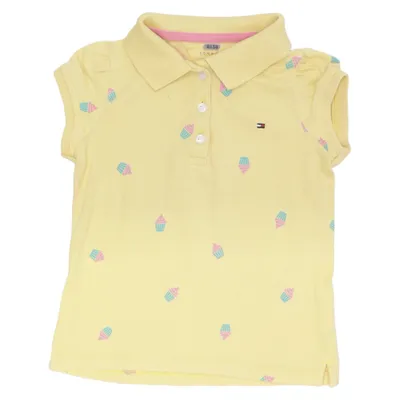 Pikétröja (Gul, Flerfärgad) från Tommy Hilfiger Bomull, Elastan