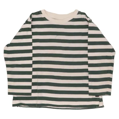 T-shirt à manches longues (Vert, Blanc) de Zara