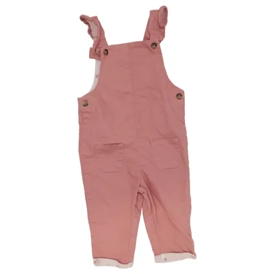 Dungarees (Pink) from Tex Baby Cotton, Elastane, Polyester