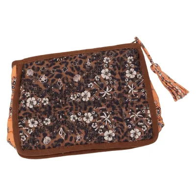 Toilet bag (Brown, Orange, Multicolored) from Etam Cotton