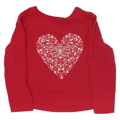 Langærmet t-shirt (Pink) fra Okaïdi Bomuld, Polyester
