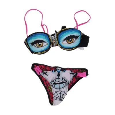 Bikini (Blå, Svart, Flerfärgad) från Iron Fist Elastan, Polyester
