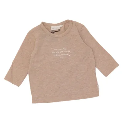 T-shirt à manches longues (Beige) de Feetje Élasthane, Coton biologique, Polyester