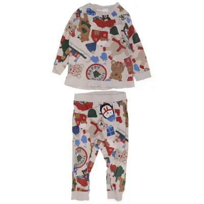 Pyjamasz (Beige, Flerfarvet) fra H&M Bomuld