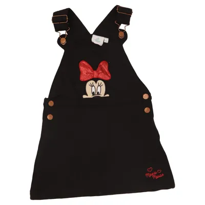 Dungaree dress (Black) from Disney Baby Cotton, Polyester