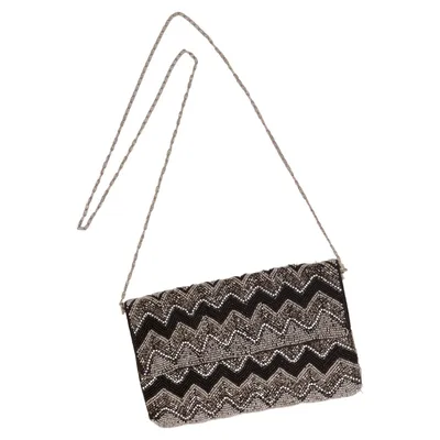 Clutch bag (Black, Silver) from Bijou Brigitte