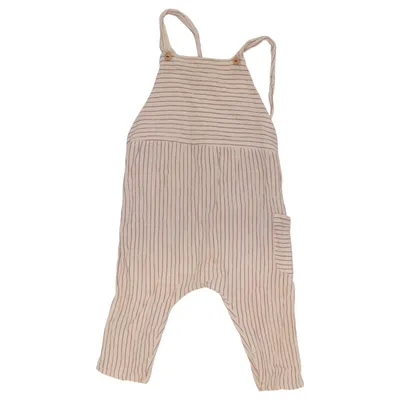 Hängselbyxor (Beige, Röd) från Zara