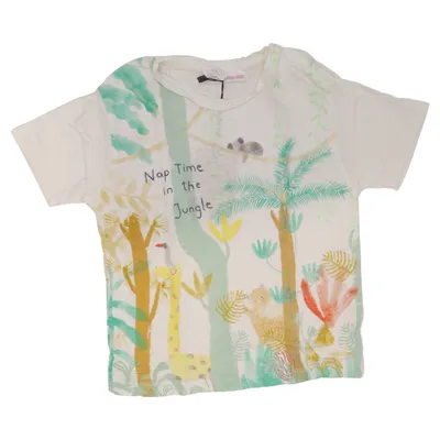 T-shirt (Blanc, Multicolore) de Zara Baby Coton