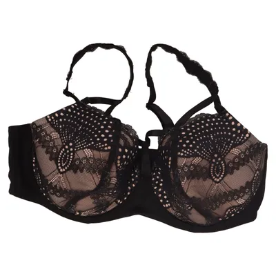 Bra (Black, Beige) from Simply Be Cotton, Elastane, Polyamide, Polyester