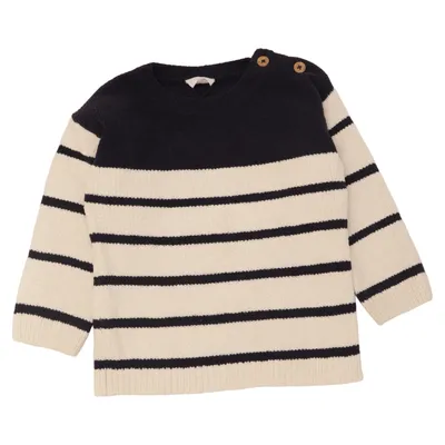Sweater (Blue, White) from Fred & Flo Polyester