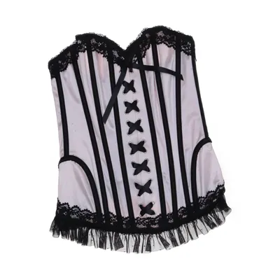 Korsett (Rosa, Svart)